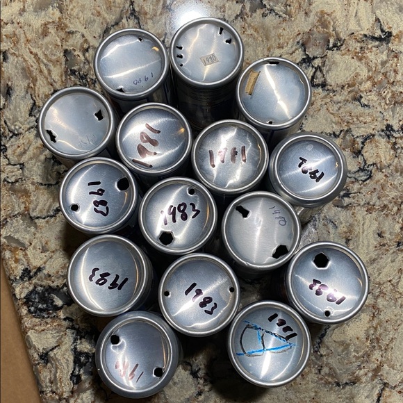 Vintage Sterling Kentucky Derby horse racing beer can set 1962-1975 g Hellman - Picture 9 of 9